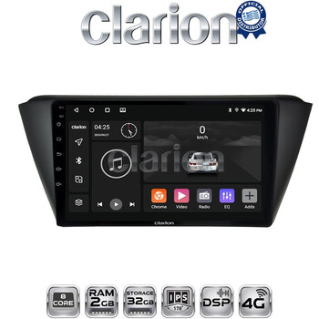 CLARION GL71541 Οθόνη OEM Multimedia Αυτοκινήτου για SKODA FABIA 2015> (CarPlay/AndroidAuto/BT/GPS/WIFI/GPRS) electriclife