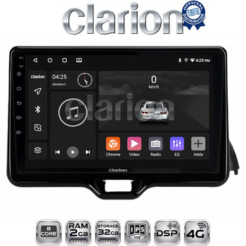 CLARION GL71554 Οθόνη OEM Multimedia Αυτοκινήτου για TOYOTA YARIS 2020> (CarPlay/AndroidAuto/BT/GPS/WIFI/GPRS) electriclife