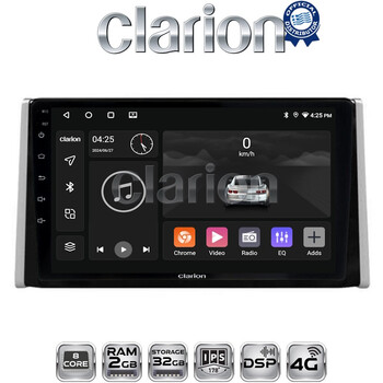 CLARION GL71572 Οθόνη OEM Multimedia Αυτοκινήτου για TOYOTA RAV 4  2019 >  (CarPlay/AndroidAuto/BT/GPS/WIFI/GPRS) electriclife