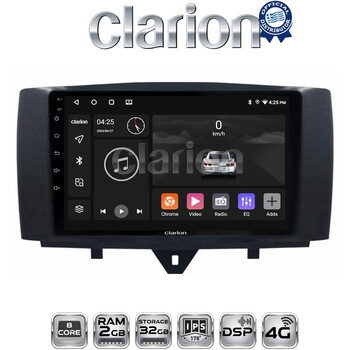 CLARION GL71587 Οθόνη OEM Multimedia Αυτοκινήτου για SMART ForTwo 2011> 2015 (CarPlay/AndroidAuto/BT/GPS/WIFI/GPRS) electriclife