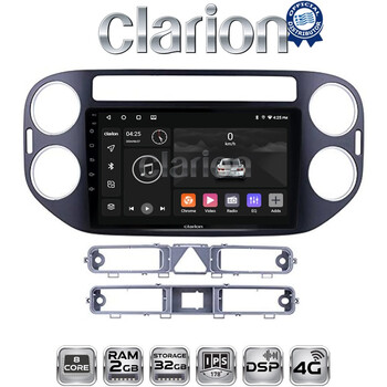 CLARION GL71590B Οθόνη OEM Multimedia Αυτοκινήτου για VW TIGUAN 2007>2017 (CarPlay/AndroidAuto/BT/GPS/WIFI/GPRS) electriclife