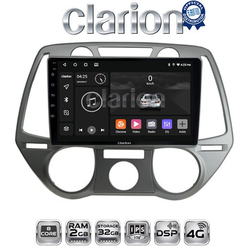CLARION GL71838 Οθόνη OEM Multimedia Αυτοκινήτου για Hyundai i20 2008 > 2014 (CarPlay/AndroidAuto/BT/GPS/WIFI/GPRS) electriclife