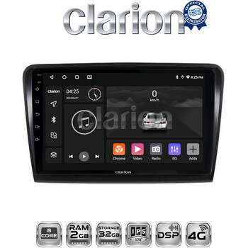 CLARION GL71982 Οθόνη OEM Multimedia Αυτοκινήτου για SK SUPERB 2008>2015 (CarPlay/AndroidAuto/BT/GPS/WIFI/GPRS) electriclife