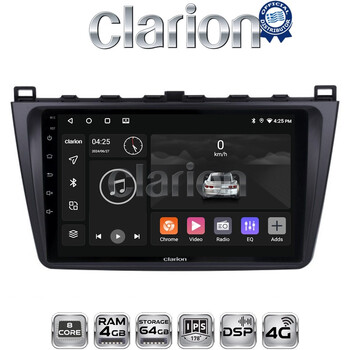 CLARION GL72012 Οθόνη OEM Multimedia Αυτοκινήτου για MAZDA 6 2008>2012(CarPlay/AndroidAuto/BT/GPS/WIFI/GPRS) electriclife
