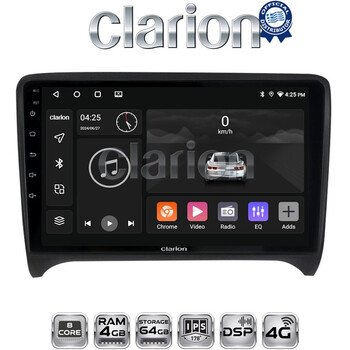 CLARION GL72078 Οθόνη OEM Multimedia Αυτοκινήτου για AUDI TT  2007 > 2014 (CarPlay/AndroidAuto/BT/GPS/WIFI/GPRS) electriclife