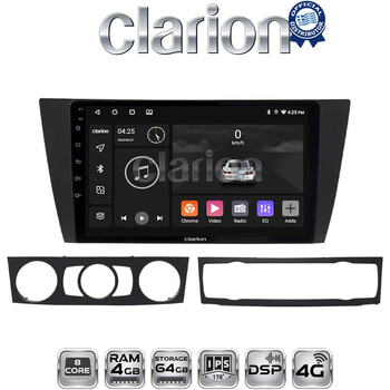 CLARION GL72095 Οθόνη OEM Multimedia Αυτοκινήτου για BMW σειρά 3 (E90-91-92-93) 2005-2012 (CarPlay/AndroidAuto/BT/GPS/WIFI/GPRS) electriclife