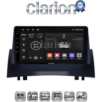 CLARION GL72138 Οθόνη OEM Multimedia Αυτοκινήτου για Renault Megane2 2002 > 2008 (CarPlay/AndroidAuto/BT/GPS/WIFI/GPRS) electriclife