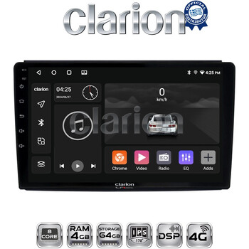 CLARION GL72193 Οθόνη OEM Multimedia Αυτοκινήτου για DUCATO, BOXER, JUMBER  (CarPlay/AndroidAuto/BT/GPS/WIFI/GPRS) electriclife