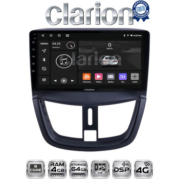 CLARION GL72207 Οθόνη OEM Multimedia Αυτοκινήτου για PEUGEOT 207 2007>2013 (CarPlay/AndroidAuto/BT/GPS/WIFI/GPRS) electriclife