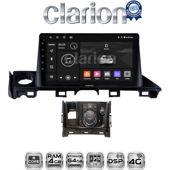 CLARION GL72214 Οθόνη OEM Multimedia Αυτοκινήτου για Mazda 6 2017 > 2020 (CarPlay/AndroidAuto/BT/GPS/WIFI/GPRS) electriclife