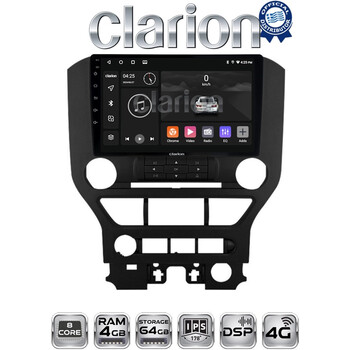 CLARION GL72240 Οθόνη OEM Multimedia Αυτοκινήτου για FORD MASTUNG  > 2015 (CarPlay/AndroidAuto/BT/GPS/WIFI/GPRS) electriclife