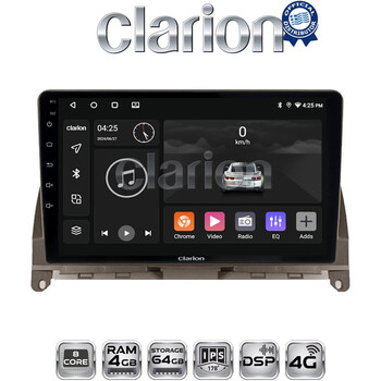 CLARION GL72265BR Οθόνη OEM Multimedia Αυτοκινήτου για Mercedes C Class W204 2007 > 2011 (CarPlay/AndroidAuto/BT/GPS/WIFI/GPRS) electriclife