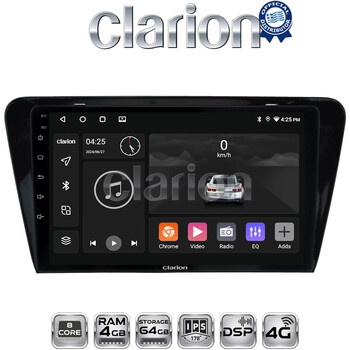 CLARION GL72279 Οθόνη OEM Multimedia Αυτοκινήτου για SKODA OCTAVIA 7 2013> 2020 (CarPlay/AndroidAuto/BT/GPS/WIFI/GPRS) electriclife