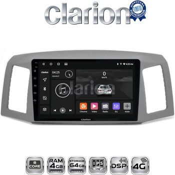 CLARION GL72307 Οθόνη OEM Multimedia Αυτοκινήτου για Jeep Grand Cherokee 2004 > 2011 (CarPlay/AndroidAuto/BT/GPS/WIFI/GPRS) electriclife