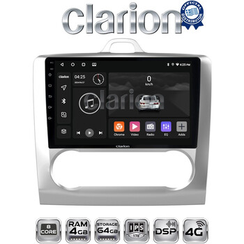 CLARION GL72328 Οθόνη OEM Multimedia Αυτοκινήτου για FORD FOCUS 2004>2012 (CarPlay/AndroidAuto/BT/GPS/WIFI/GPRS) electriclife