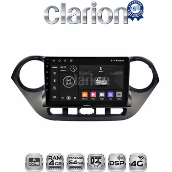 CLARION GL72406 Οθόνη OEM Multimedia Αυτοκινήτου για Hyundai i10 2014> (CarPlay/AndroidAuto/BT/GPS/WIFI/GPRS) electriclife