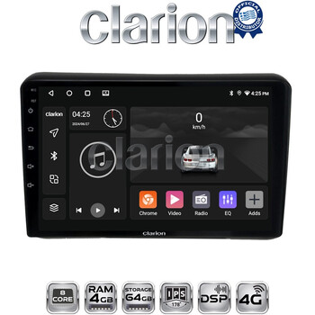 CLARION GL72421 Οθόνη OEM Multimedia Αυτοκινήτου για HONDA HRV 2015> (CarPlay/AndroidAuto/BT/GPS/WIFI/GPRS) electriclife