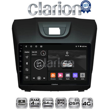 CLARION GL72435 Οθόνη OEM Multimedia Αυτοκινήτου για ISUZU DMAX 2012> (CarPlay/AndroidAuto/BT/GPS/WIFI/GPRS) electriclife