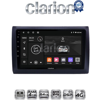 CLARION GL72466 Οθόνη OEM Multimedia Αυτοκινήτου για Fiat Stilo 2001 > 2007 (CarPlay/AndroidAuto/BT/GPS/WIFI/GPRS) electriclife