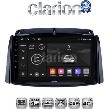 CLARION GL72498 Οθόνη OEM Multimedia Αυτοκινήτου για Renault Koleos 2006>2017 (CarPlay/AndroidAuto/BT/GPS/WIFI/GPRS) electriclife