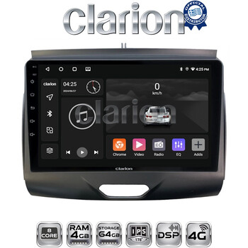 CLARION GL72576A Οθόνη OEM Multimedia Αυτοκινήτου για Ford Ranger 2015 > 2020 (CarPlay/AndroidAuto/BT/GPS/WIFI/GPRS) electriclife