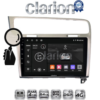 CLARION GL72591 Οθόνη OEM Multimedia Αυτοκινήτου για VW GOLF7 (CarPlay/AndroidAuto/BT/GPS/WIFI/GPRS) electriclife