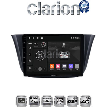 CLARION GL72690 Οθόνη OEM Multimedia Αυτοκινήτου για Iveco Daily 2014 > (CarPlay/AndroidAuto/BT/GPS/WIFI/GPRS) electriclife
