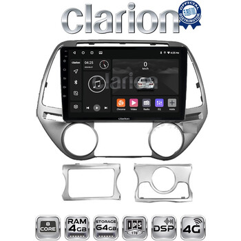 CLARION GL72839 Οθόνη OEM Multimedia Αυτοκινήτου για HYUNDAI i20 2008>2013 (CarPlay/AndroidAuto/BT/GPS/WIFI/GPRS) electriclife