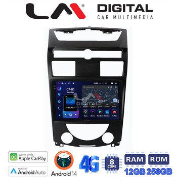 LM ZS8014 GPS Οθόνη OEM Multimedia Αυτοκινήτου για Ssangyong Rexton 2006>2015(CarPlay/AndroidAuto/BT/GPS/WIFI/GPRS) electriclife