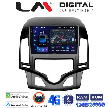 LM ZS8043CL GPS Οθόνη OEM Multimedia Αυτοκινήτου για HYUNDAI i30 2007-2012  (CarPlay/AndroidAuto/BT/GPS/WIFI/GPRS) electriclife