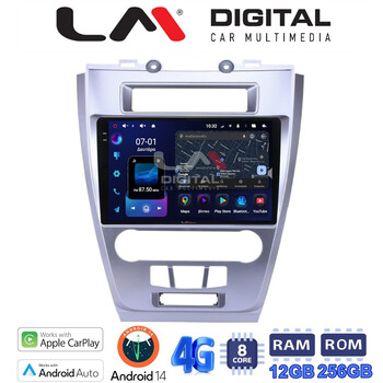 LM ZS8047 GPS Οθόνη OEM Multimedia Αυτοκινήτου για Ford Fusion 2012>2017 (CarPlay/AndroidAuto/BT/GPS/WIFI/GPRS) electriclife