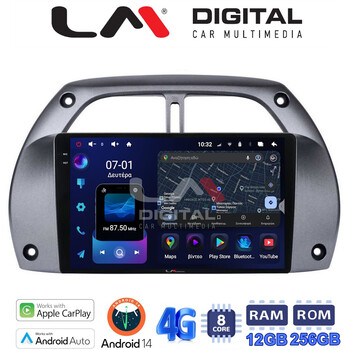 LM ZS8071 GPS Οθόνη OEM Multimedia Αυτοκινήτου για Toyota Rav 4 2001 > 2006 (CarPlay/AndroidAuto/BT/GPS/WIFI/GPRS) electriclife