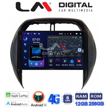 LM ZS8071CL GPS Οθόνη OEM Multimedia Αυτοκινήτου για Toyota Rav4 2000 > 2006 (CarPlay/AndroidAuto/BT/GPS/WIFI/GPRS) electriclife