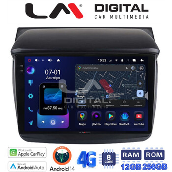 LM ZS8094 GPS Οθόνη OEM Multimedia Αυτοκινήτου για MITSUBISHI L200 2006 > 2014 (CarPlay/AndroidAuto/BT/GPS/WIFI/GPRS) electriclife