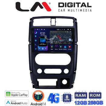 LM ZS8186 GPS Οθόνη OEM Multimedia Αυτοκινήτου για SUZUKI JIMNY 2007 > 2018   (CarPlay/AndroidAuto/BT/GPS/WIFI/GPRS) electriclife