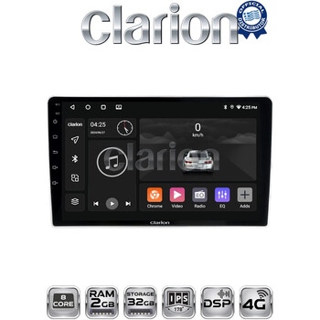 CLARION GL71023SA Οθόνη OEM Multimedia Αυτοκινήτου για Kia Sportage 2004 > 2010 (CarPlay/AndroidAuto/BT/GPS/WIFI/GPRS) electriclife