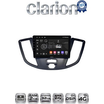 CLARION GL71758 Οθόνη OEM Multimedia Αυτοκινήτου για Ford Transit 2013 > 2018 (CarPlay/AndroidAuto/BT/GPS/WIFI/GPRS) electriclife