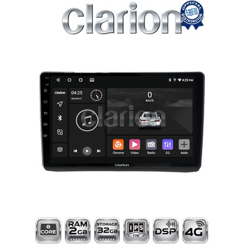 CLARION GL71892 Οθόνη OEM Multimedia Αυτοκινήτου για Opel Vivaro - Renault Trafic - Nissan Primastar 2002 > 2009 (CarPlay/AndroidAuto/BT/GPS/WIFI/GPRS) electriclife