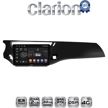CLARION GL71940B Οθόνη OEM Multimedia Αυτοκινήτου για Citroen C3 /DS3 2009 > 2016 (CarPlay/AndroidAuto/BT/GPS/WIFI/GPRS) electriclife