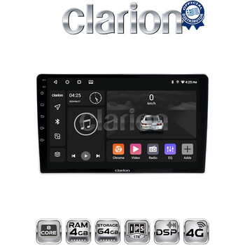 CLARION GL72023SA Οθόνη OEM Multimedia Αυτοκινήτου για Kia Sportage 2004 > 2010 (CarPlay/AndroidAuto/BT/GPS/WIFI/GPRS) electriclife