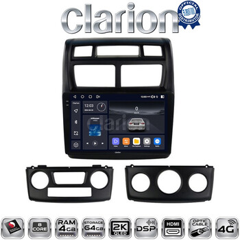 CLARION GL74023 Οθόνη OEM Multimedia Αυτοκινήτου για KIA SPORTAGE 2004>2010 (CarPlay/AndroidAuto/BT/GPS/WIFI/GPRS) electriclife