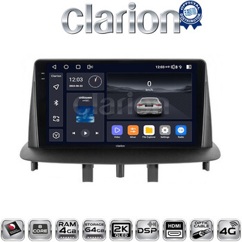 CLARION GL74145 Οθόνη OEM Multimedia Αυτοκινήτου για RENAULT MEGANE3 (CarPlay/AndroidAuto/BT/GPS/WIFI/GPRS) electriclife