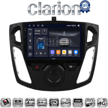 CLARION GL74150 Οθόνη OEM Multimedia Αυτοκινήτου για FORD FOCUS 2015>2018 (CarPlay/AndroidAuto/BT/GPS/WIFI/GPRS) electriclife