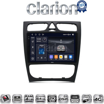 CLARION GL74171 Οθόνη OEM Multimedia Αυτοκινήτου για MERCEDES C class (W203) - CLK (W208) (CarPlay/AndroidAuto/BT/GPS/WIFI/GPRS) electriclife