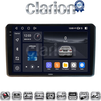 CLARION GL74312 Οθόνη OEM Multimedia Αυτοκινήτου για MITSUBISHI OUTLANDER 2001 > 2006 (CarPlay/AndroidAuto/BT/GPS/WIFI/GPRS) electriclife