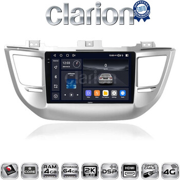 CLARION GL74361 Οθόνη OEM Multimedia Αυτοκινήτου για Hyundai Tucson 2015 < 2019 (CarPlay/AndroidAuto/BT/GPS/WIFI/GPRS) electriclife