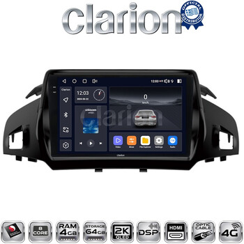 CLARION GL74362 Οθόνη OEM Multimedia Αυτοκινήτου για FORD KUGA 2013> & C-MAX 2011> (CarPlay/AndroidAuto/BT/GPS/WIFI/GPRS) electriclife
