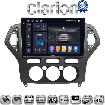 CLARION GL74367A Οθόνη OEM Multimedia Αυτοκινήτου για FORD MONDEO 2007 > 2010 (CarPlay/AndroidAuto/BT/GPS/WIFI/GPRS) electriclife