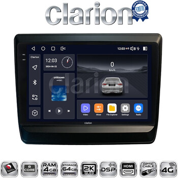 CLARION GL74431 Οθόνη OEM Multimedia Αυτοκινήτου για Isuzu DMAX 2021> (CarPlay/AndroidAuto/BT/GPS/WIFI/GPRS) electriclife