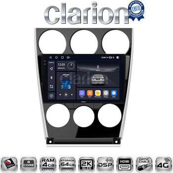 CLARION GL74436 Οθόνη OEM Multimedia Αυτοκινήτου για MAZDA 6 facelift 2005>2008  (CarPlay/AndroidAuto/BT/GPS/WIFI/GPRS) electriclife